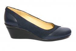 Pantofi dama cu toc - Pantofi platforma femei 219 blu 34-41