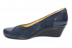 Pantofi dama cu toc - Pantofi platforma femei 219 blu 34-41