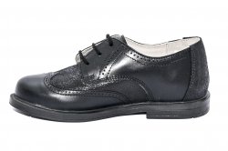 Pantofi copii - Pantofi scoala copii hokide 404 negru lux 26-37