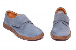 Pantofi copii - Pantofi soala copii piele Denis Blue 24-36