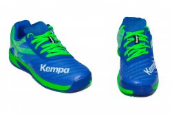 Pantofi sport copii  - Pantofi sport Kempa Wing 2.0 junior 2019 albastru verde 34-39