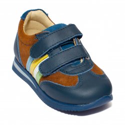 Pantofi sport copii - Pantofi copii sport avus 728 blu verde 19-28