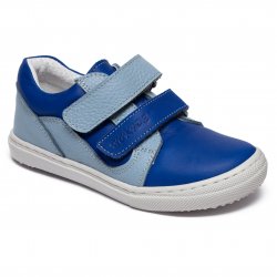 Pantofi sport copii  - Pantofi sport baieti din piele hokide 457 albastru blue 26-35