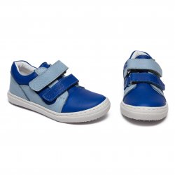 Pantofi sport copii  - Pantofi sport baieti din piele hokide 457 albastru blue 26-35