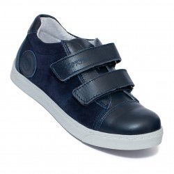 Pantofi sport copii - Pantofi sport baieti hokide 398 blu velur 26-37
