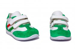 Pantofi sport copii - Pantofi sport copii avus 795 verde alb 19-27