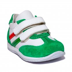 Pantofi sport copii - Pantofi sport copii avus 795 verde alb 19-27