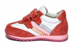 Pantofi sport copii  - Pantofi sport fete avus 794 roz alb 19-27