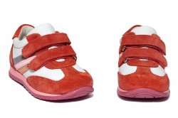 Pantofi sport copii  - Pantofi sport fete avus 794 roz alb 19-27