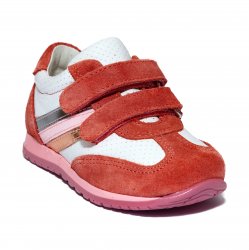 Pantofi sport copii  - Pantofi sport fete avus 794 roz alb 19-27