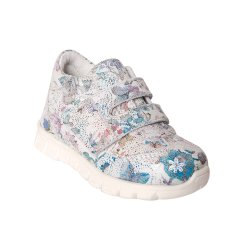 Pantofi sport copii - Pantofi sport fete cu talonet pj shoes Tokyo roz print 18-26