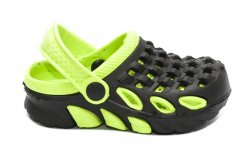 Papuci copii  - Papuci copii 1033 negru verde 18-29