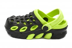 Papuci copii  - Papuci copii 1033 negru verde 18-29