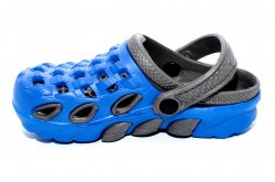Papuci copii  - Papuci copii de plaja 1033 albastru negru 30-35