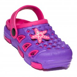 Papuci slapi copii - Papuci fete de plaja 5668 lila fuxia 18-35