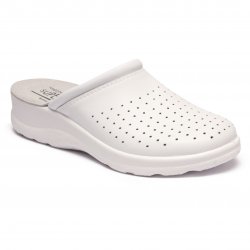 Papuci  - Papuci dama medicinali din piele 4000 alb 35-41