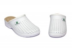 Papuci  - Papuci medicinali dama din piele Legambiente 10601 alb 35-41