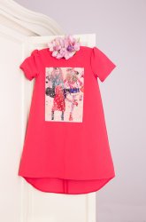 Rochii fete  - Rochii fete hey princess 218.02 rosu 3luni-12ani