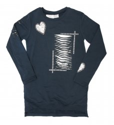 Rochii fete  - Rochita fete breeze 8449 blu 134-164cm