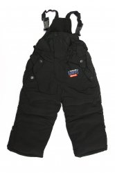 Pantaloni copii  - Salopete copii 8054 negru 1-4ani
