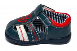 Tenisi copii  - Sandale baieti flexibile 1597 blu rosu 19-24