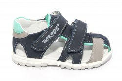 Sandale copii  - Sandale baieti hokide picior lat 357 blu 22-27