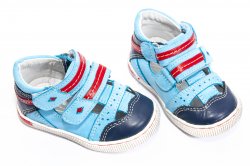 Sandale copii  - Sandale baieti piele 120 albastru