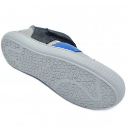 Sandale copii - Sandale baieti piele hokide 422 blu gri albastru 26-35