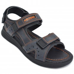 Sandale barbati - Sandale barbati piele 7723 negru 39-47
