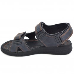Sandale barbati - Sandale barbati piele 7723 negru 39-47