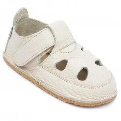 Incaltaminte flexibila copii  - Sandale barefoot baieti din piele 2022 blu 17-25