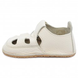 Sandale copii - Sandale barefoot copii din piele 2022 bej 17-25