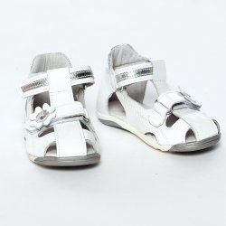 Sandale copii  - Sandale copii PJ Shoes Mario alb