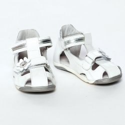 Sandale copii - Sandale copii PJ Shoes Mario alb