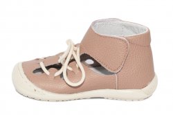 Sandale copii  - Sandale fete flexibile piele 211401 roz box 17-22