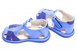 Sandale copii  - Sandale copii piele 346 gri blumarin