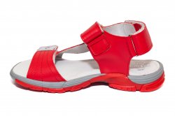 Sandale copii - Sandale copii piele Pj Shoes Roy rosu 27-36