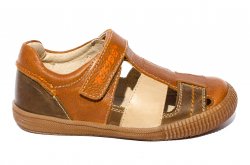 Sandale copii - Sandale copii piele hokide 422 maro 26-30