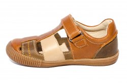 Sandale copii - Sandale copii piele hokide 422 maro 26-30