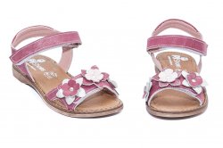 Sandale copii - Sandale copii piele naturala pj shoes Ana roz 26-36