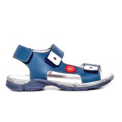 Sandale copii  - Sandale copii pj shoes Roy albastru rosu 27-35