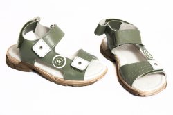 Sandale copii - Sandale copii pj shoes Roy kaki