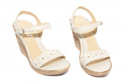 Sandale dama  - Sandale dama cu platforma 272 bej 36-40