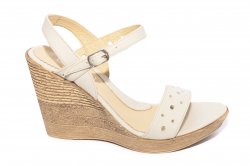 Sandale dama  - Sandale dama cu platforma 272 bej 36-40