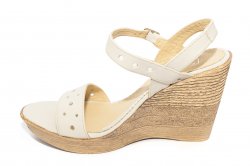 Sandale dama  - Sandale dama cu platforma 272 bej 36-40