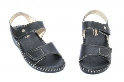Sandale dama  - Sandale dama piele Glamourella 7284 negru 35-41