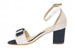 Sandale dama - Sandale dama piele naturala 860 bej blu pipit 34-40