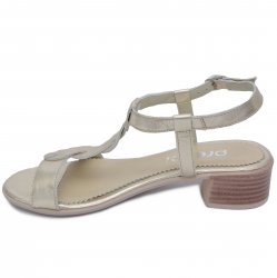Sandale copii  - Sandale domnisoare piele Prego 404 auriu 36-41 