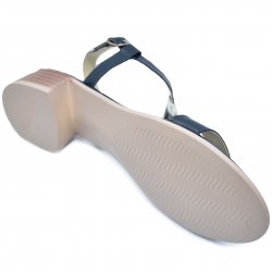 Sandale copii  - Sandale domnisoare piele Prego 404 blu alb lac 36-41