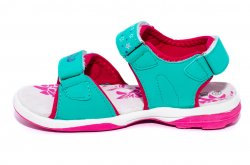 Sandale copii  - Sandale fete de vara sport 491 turcoaz fuxia 24-35
